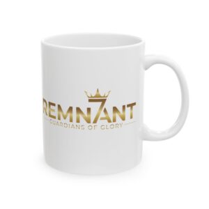 Emn7an 'Guardians of Glory' Gold Logo Mug — Ceramic Coffee Cup (11oz, 15oz)