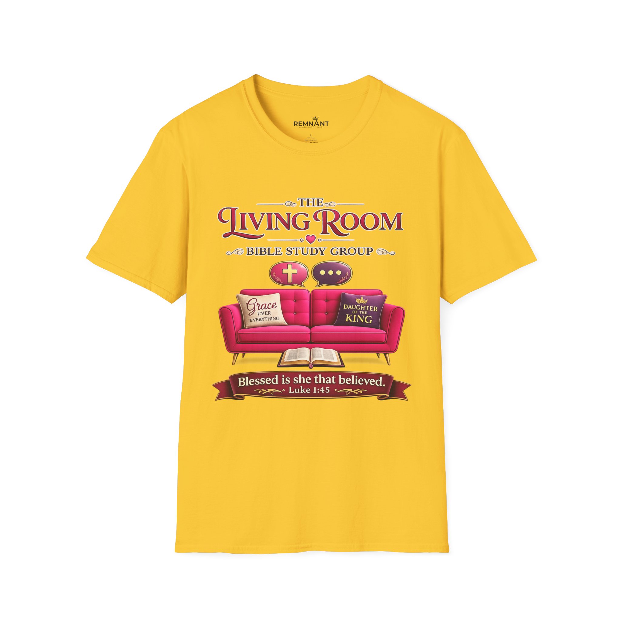 SHE BELIEVED - Living Room Bible Study Group T-Shirt - Image 26