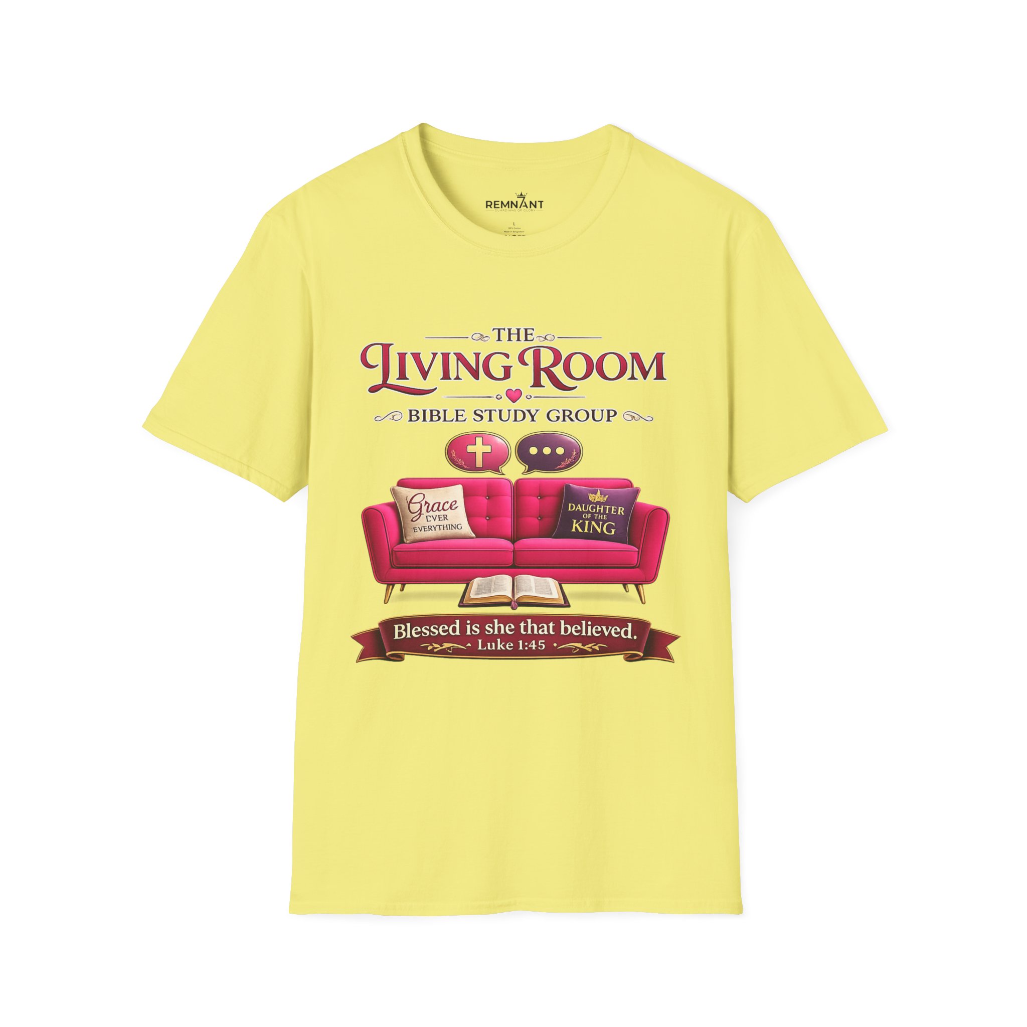 SHE BELIEVED - Living Room Bible Study Group T-Shirt - Image 22