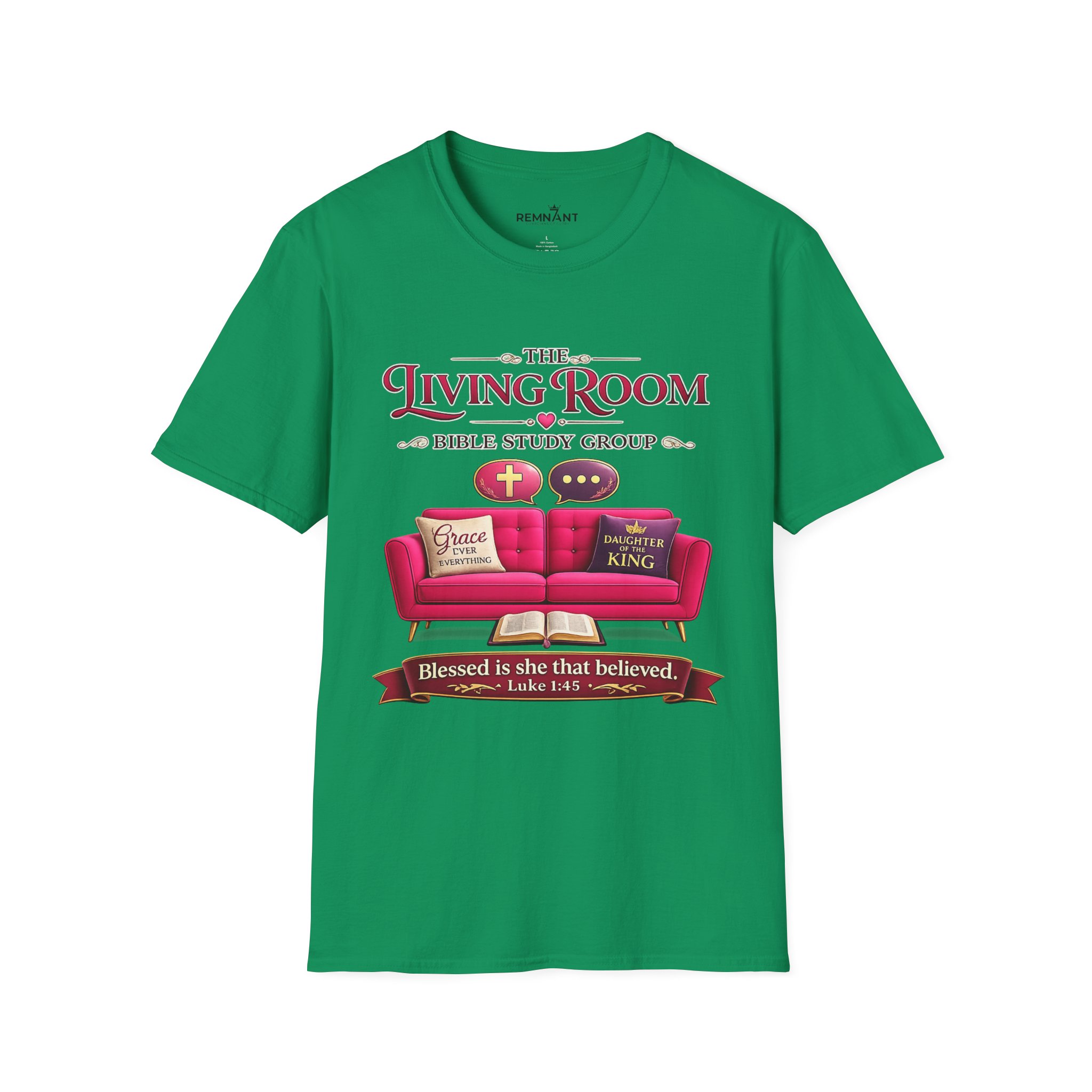 SHE BELIEVED - Living Room Bible Study Group T-Shirt - Image 38