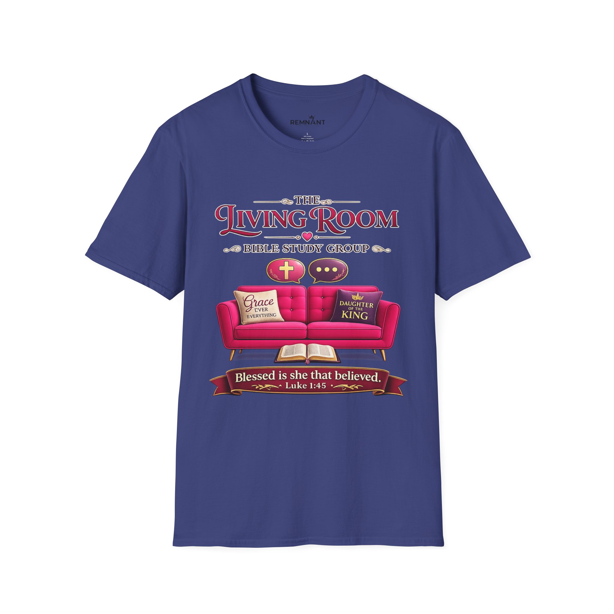 SHE BELIEVED - Living Room Bible Study Group T-Shirt - Image 57