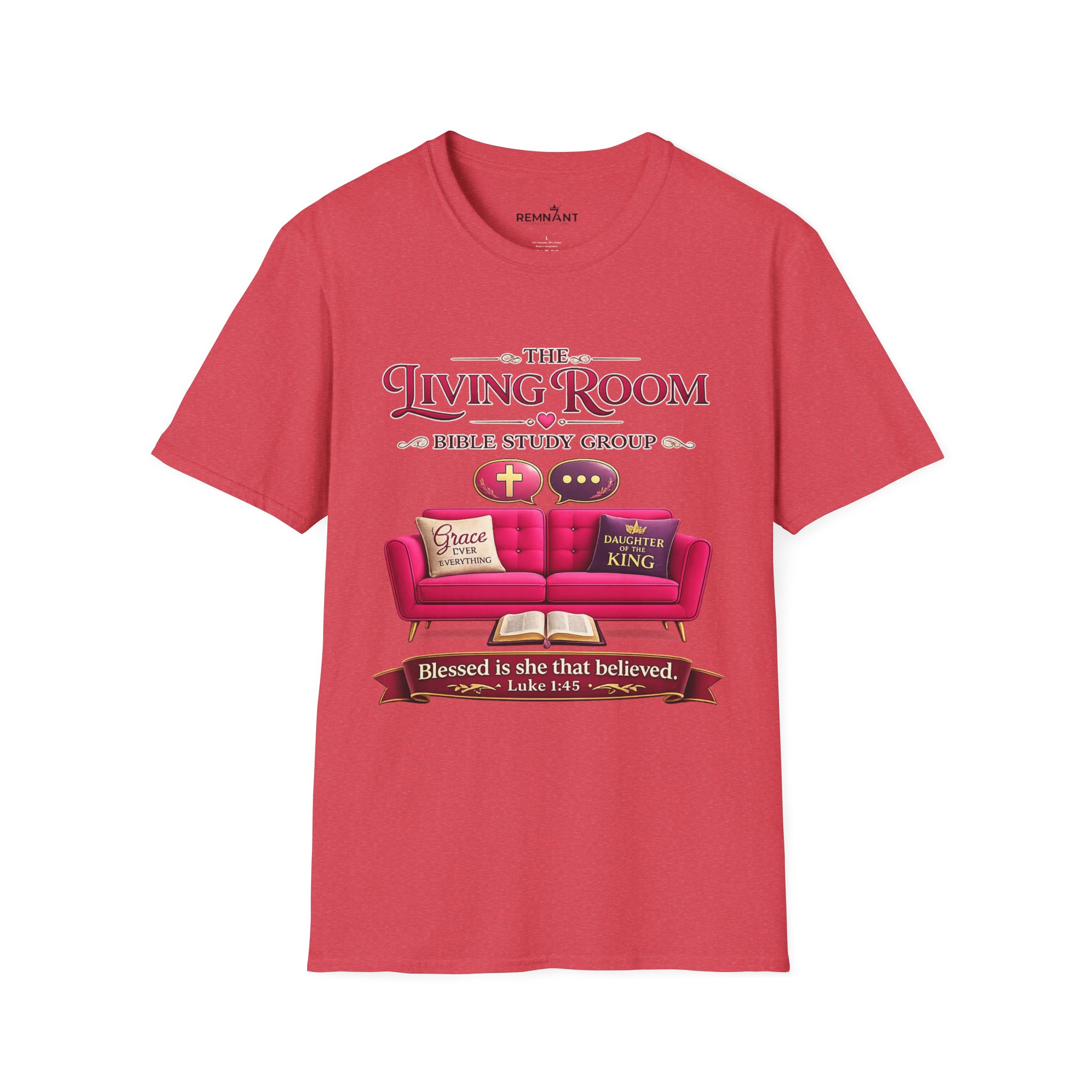 SHE BELIEVED - Living Room Bible Study Group T-Shirt - Image 84