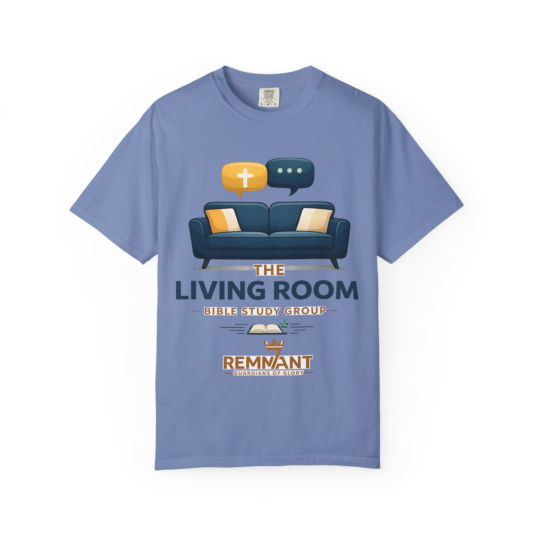 Bible Study T‑Shirt — The Living Room Group Tee (Remnant) - Image 29