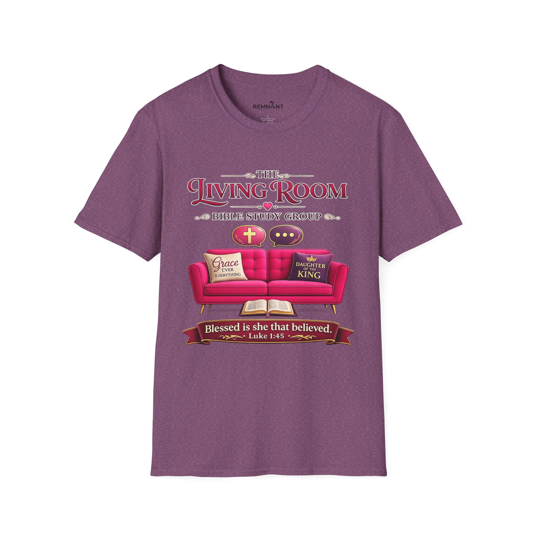 SHE BELIEVED - Living Room Bible Study Group T-Shirt - Image 80