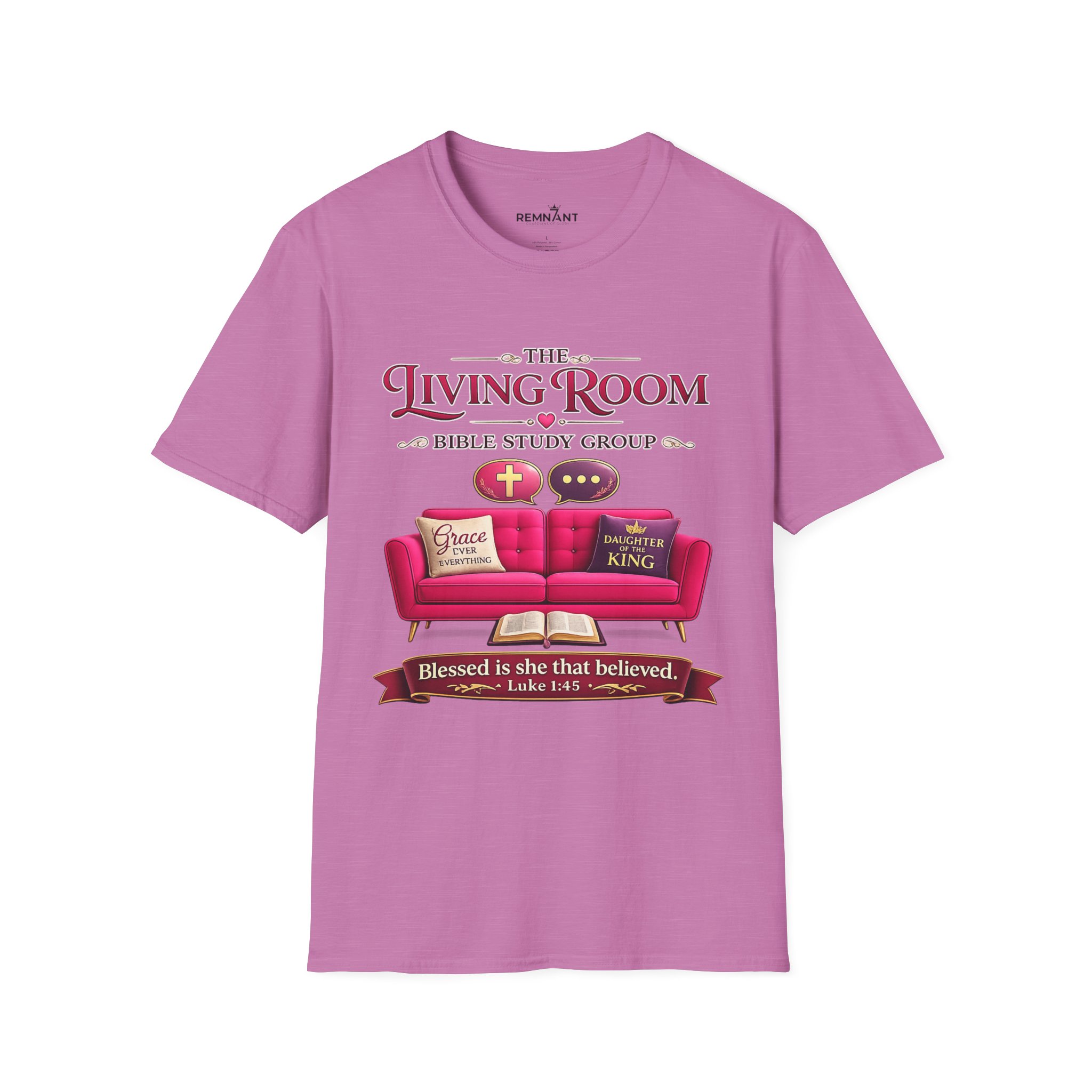SHE BELIEVED - Living Room Bible Study Group T-Shirt - Image 72