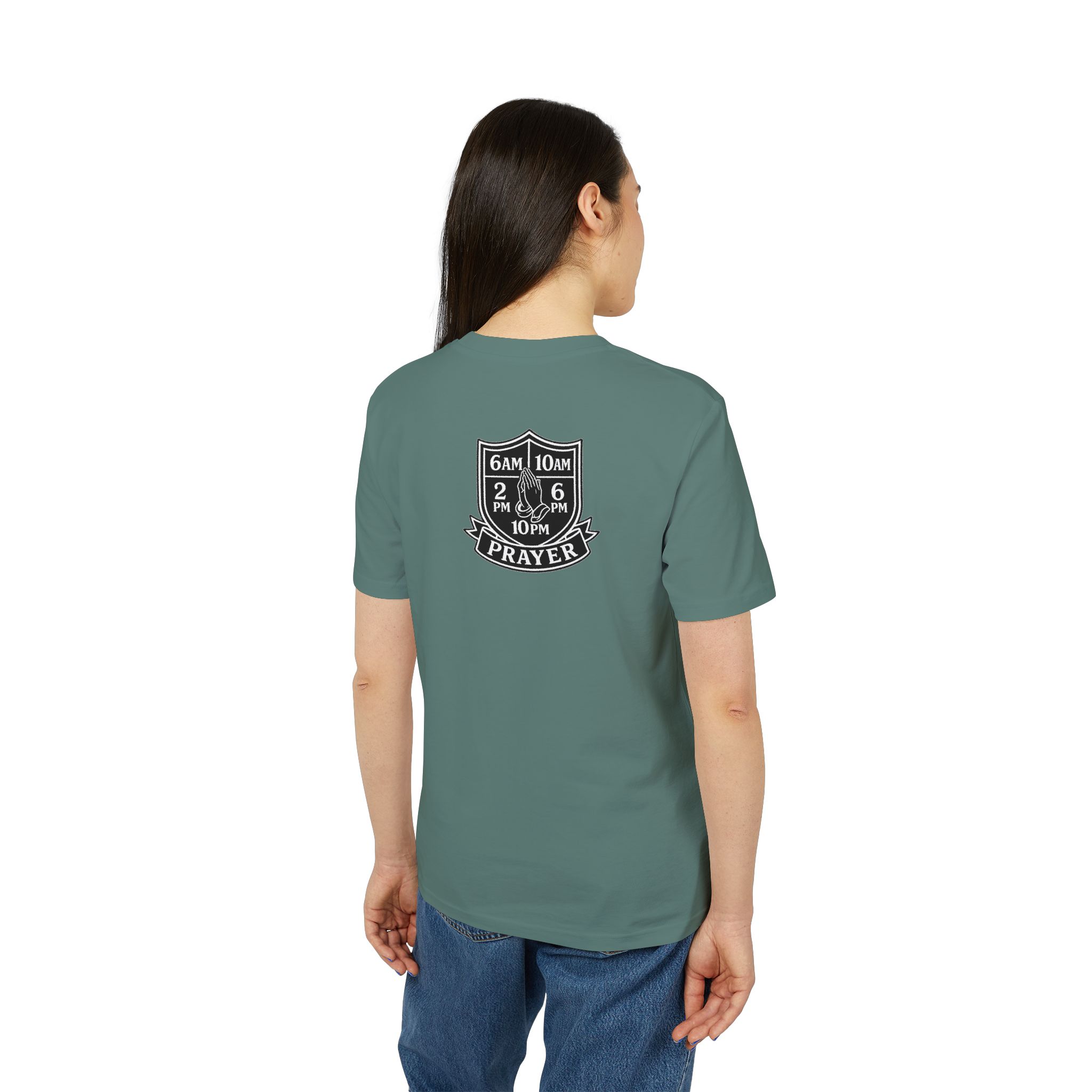 Remnant Prayer Times T-Shirt — Prayer Shield Design (6AM, 10AM, 2PM, 6PM, 10PM) - Image 4