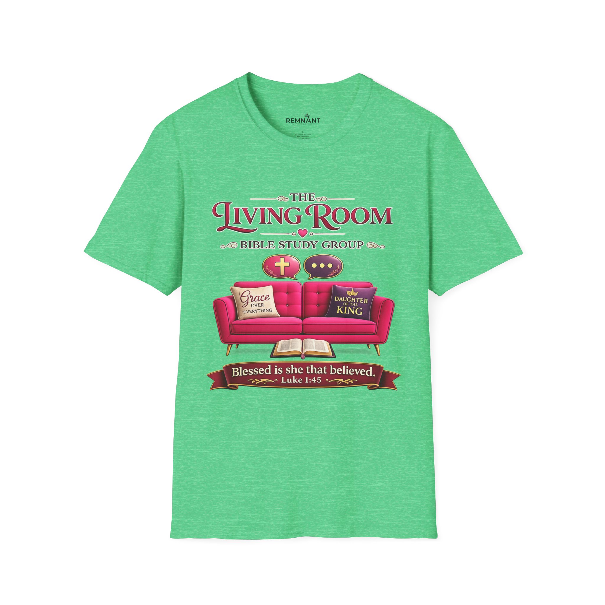 SHE BELIEVED - Living Room Bible Study Group T-Shirt - Image 42