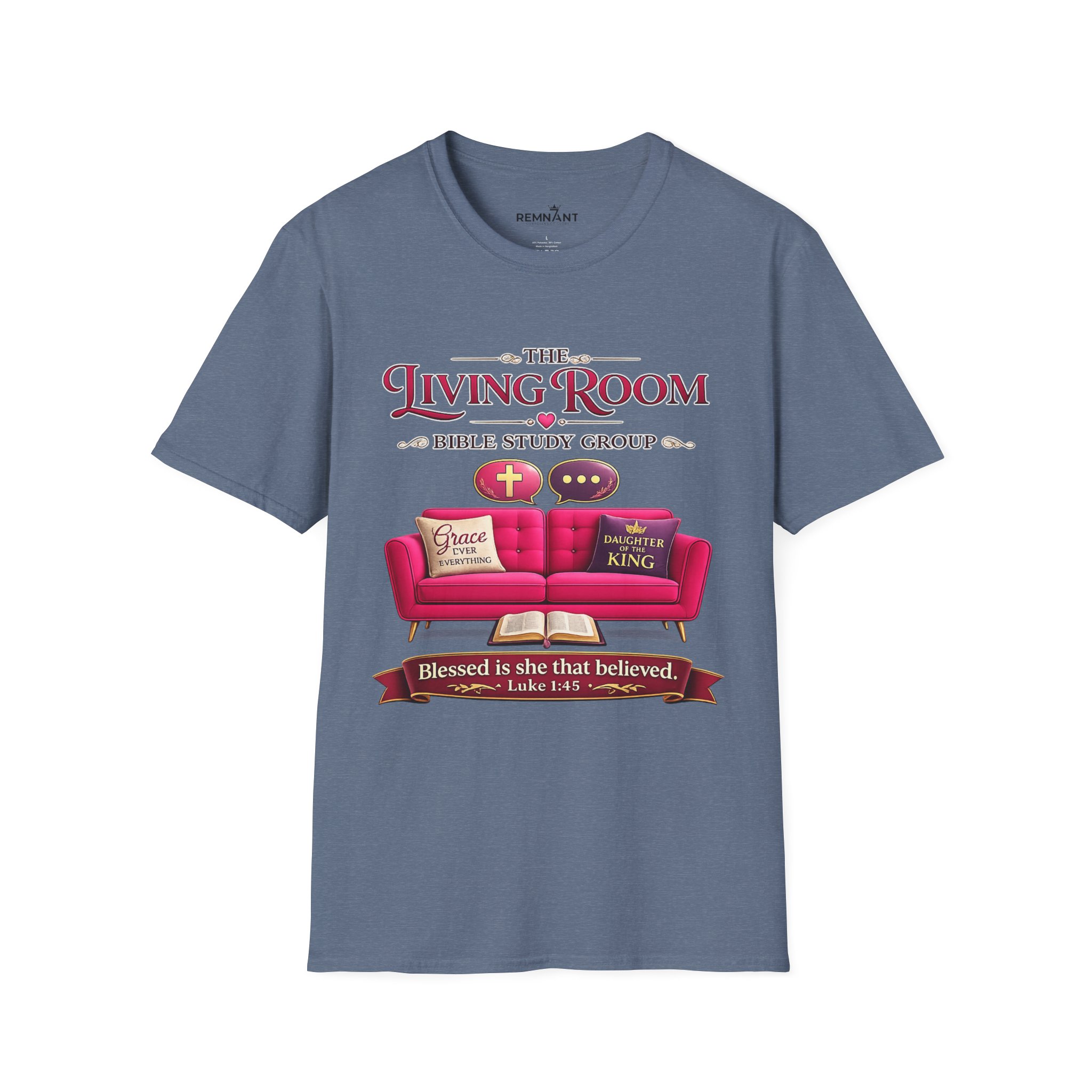 SHE BELIEVED - Living Room Bible Study Group T-Shirt - Image 50