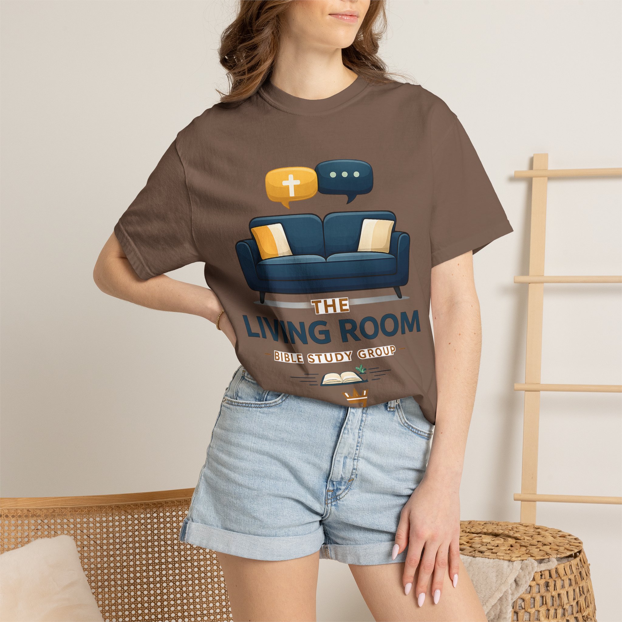 Bible Study T‑Shirt — The Living Room Group Tee (Remnant) - Image 20