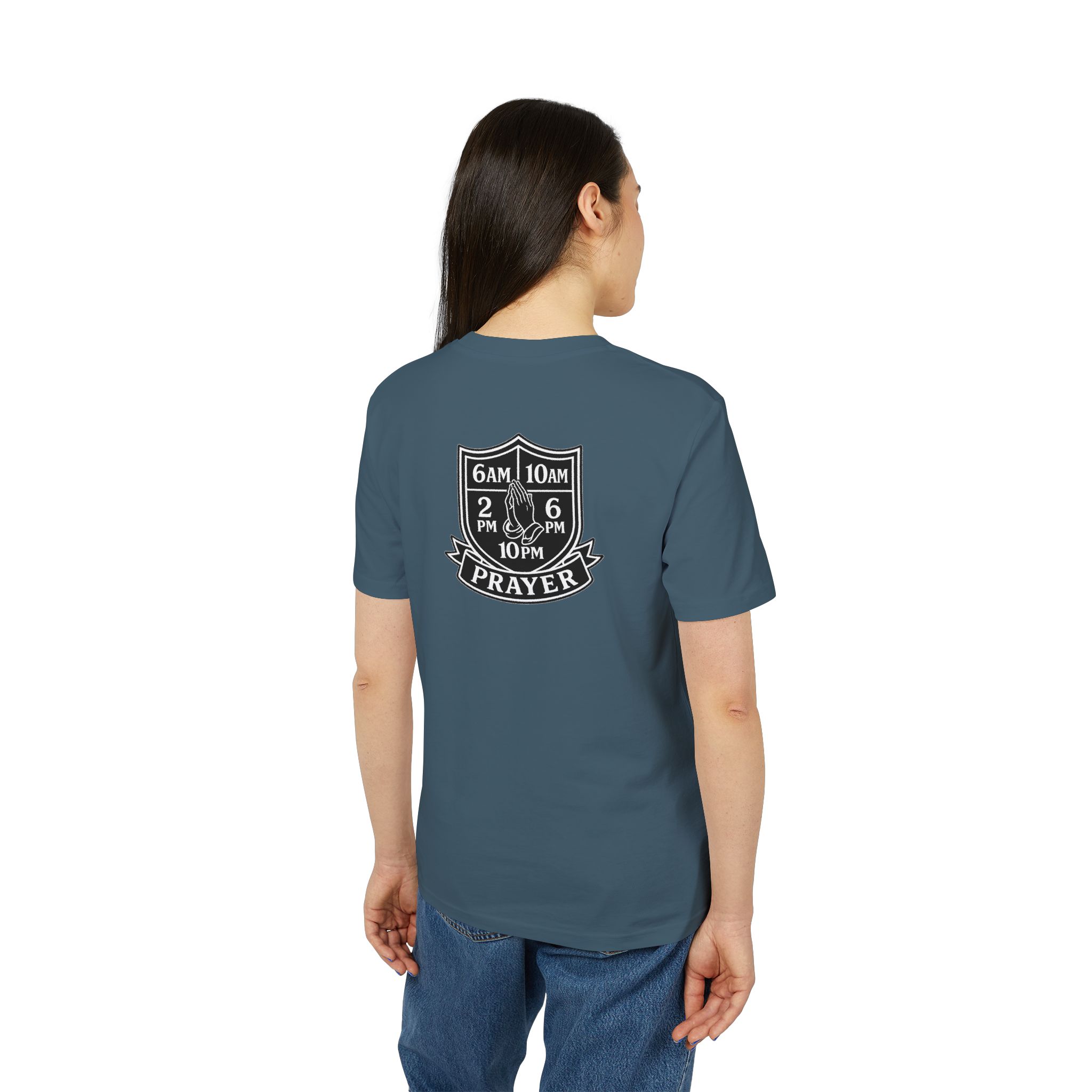 Prayer Times T-Shirt — Prayer Shield Design (6AM, 10AM, 2PM, 6PM, 10PM) - Image 20