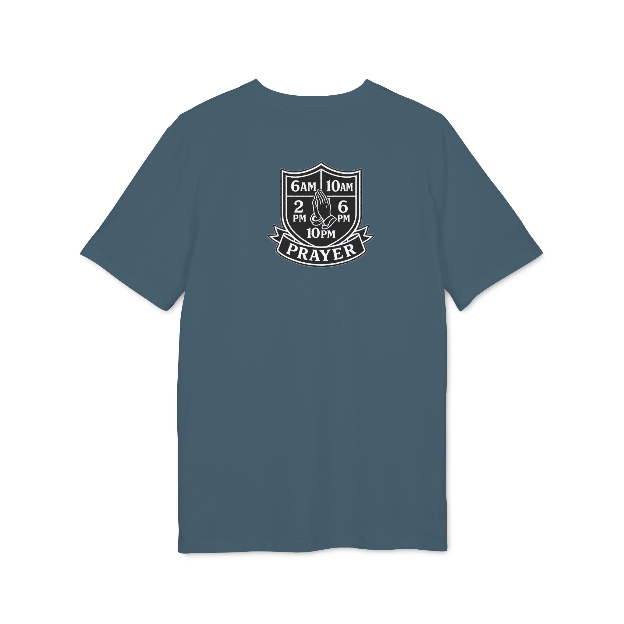 Remnant Prayer Times T-Shirt — Prayer Shield Design (6AM, 10AM, 2PM, 6PM, 10PM) - Image 6