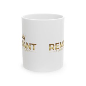 Remnant Gold Logo Ceramic Mug – 11oz & 15oz Coffee Cup