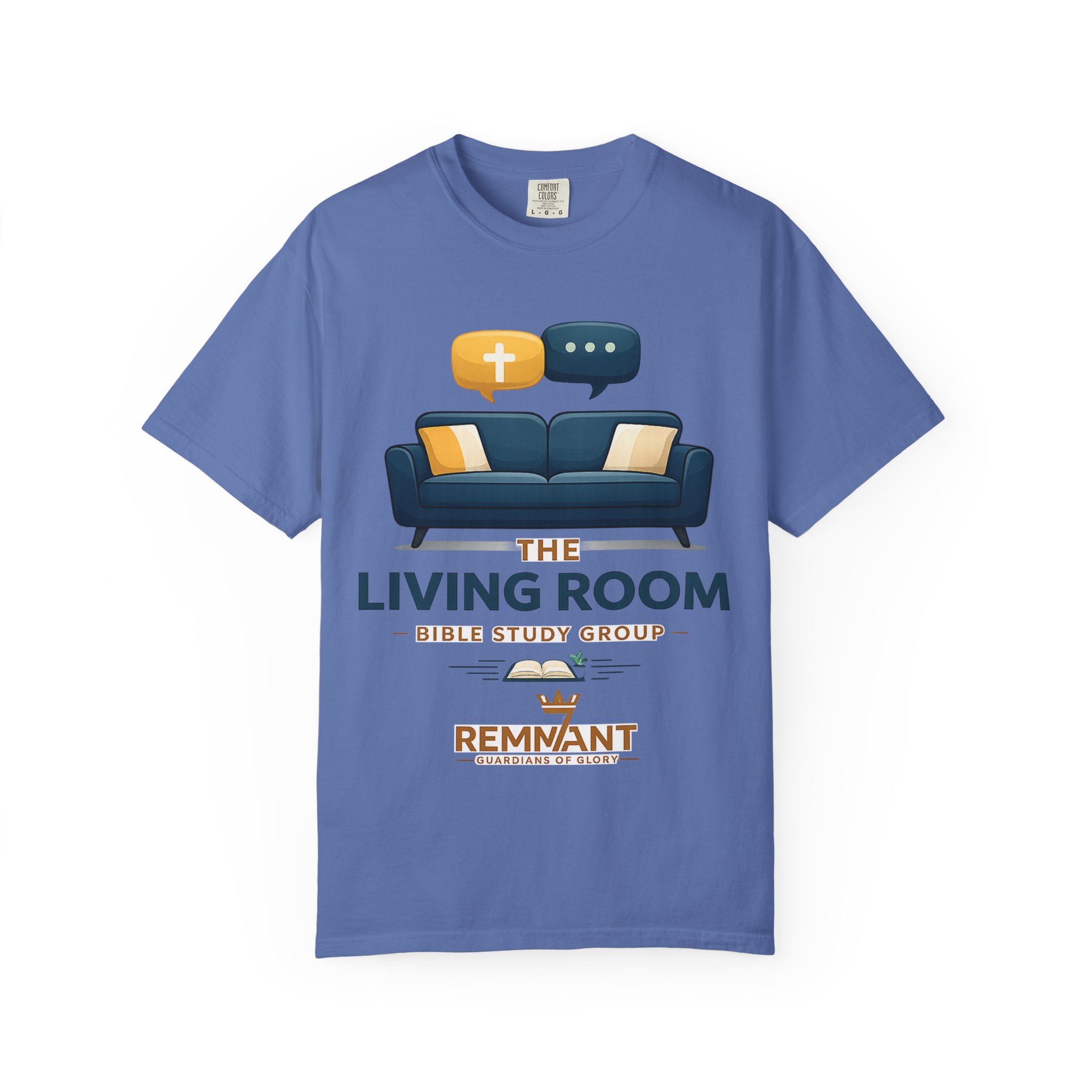Bible Study T‑Shirt — The Living Room Group Tee (Remnant) - Image 37